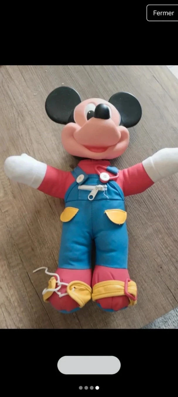 Speelgoed Mickey van schuim/plastic 1989 – photo 4